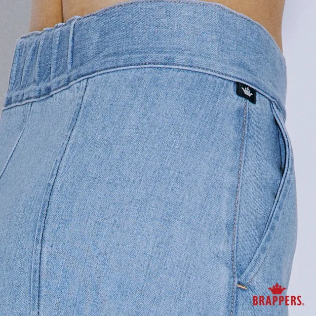 【BRAPPERS】女款 新美尻系列-全棉長裙(淺藍)