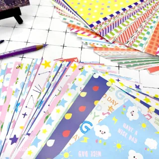 【SEASON 四季紙品禮品】綜合彩圖色紙 美勞 手作 摺紙 192張(GT10001-35~36)