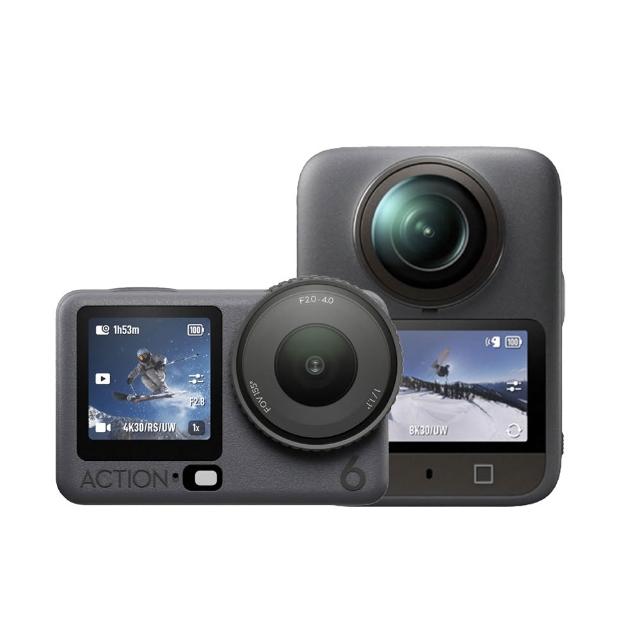 【DJI】OSMO ACTION 6標準套裝+OSMO 360暢拍套裝(聯強公司貨)