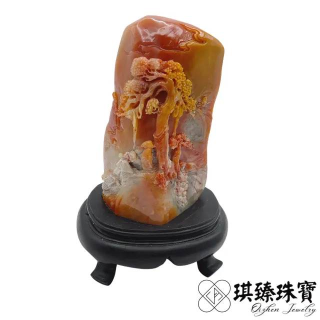 【琪臻珠寶】天然寮國壽山老撾石 主題:壽比南山 開運擺件(福利品_開運招財擺件_雙十獻禮)