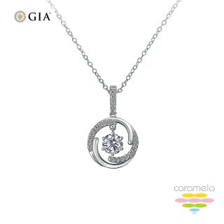 【彩糖鑽工坊】GIA 鑽石 50分 D/VS2 K金 鑽石項鍊 天然鑽石(3EX+八心八箭+頂級北極光車工)