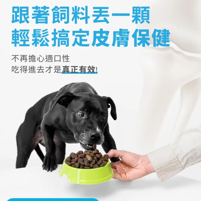 【OurPet 奧沛】犬用膚沛錠x2瓶(30顆、狗皮膚保健食品 寵物皮膚保養 玻尿酸 神經醯胺 乳酸菌 酵母鋅)