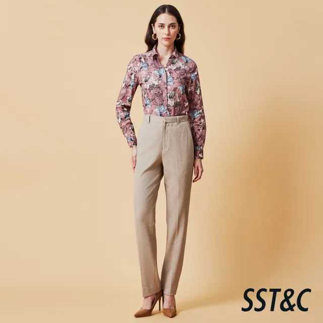 【SST&C】女裝 手繪花卉標準版襯衫-825212051022(換季55折)