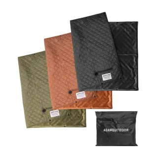 【ADAMOUTDOOR】戶外露營 USB急速加熱暖心毯(加熱披肩 電毯披肩毯  戶外電熱毯 露營發熱毯 溫控暖毯)