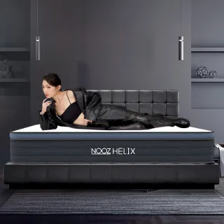 【Lunio】Nooz Helix單人加大3.5尺乳膠獨立筒床墊(英國工藝五星級飯店躺感 專為台灣人所打造 平價高CP值)