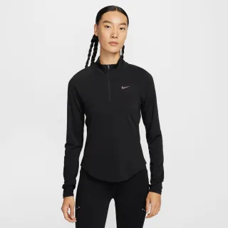 【NIKE 耐吉】長袖上衣 女 運動 慢跑 快乾 AS W NK TEMPO SWSH HBR DF HZ 黑 HV2843-010