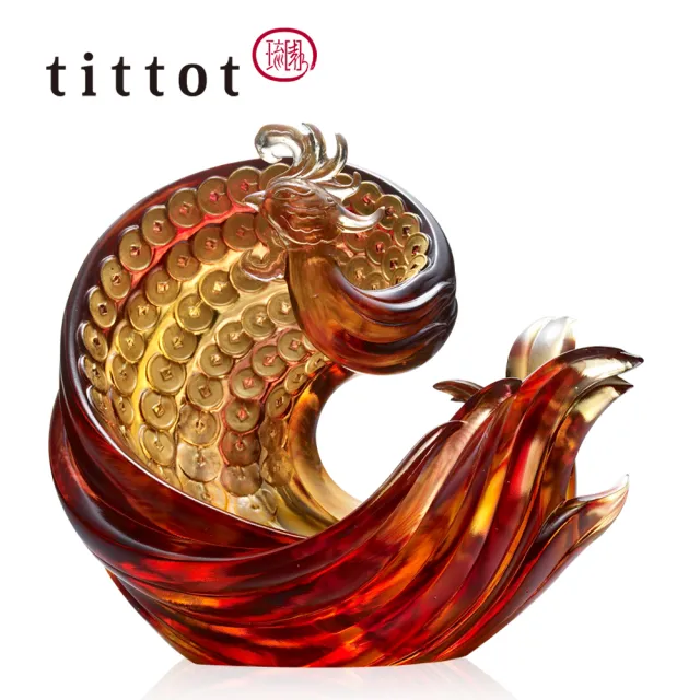 【tittot 琉園】華麗豐帆_故宮聯名款_琉璃(送禮/琉璃/禮物/玻璃/水晶/藝術品/擺飾/禮贈/企業/)