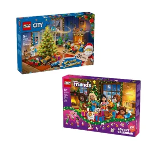 【LEGO 樂高】2025 年驚喜月曆_Friends & 城市系列(聖誕節 禮物 交換禮物 倒數月曆 聖誕禮物)