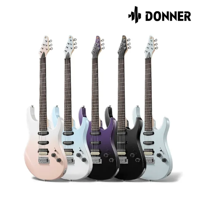【Donner】DMT-66 初階電吉他 五款色系／極簡不凡(社團琴 團購琴 初階吉他 新手琴 初階琴 DMT66)