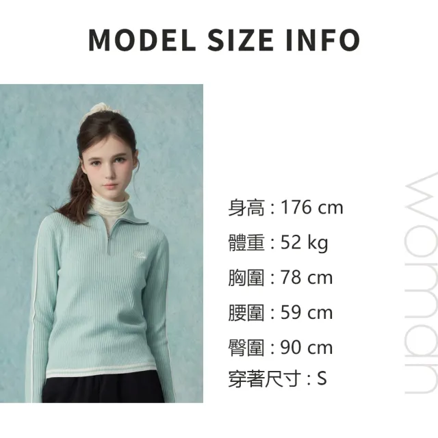 【ELLE ACTIVE】女款 法式條紋針織圓領長袖上衣-紅色(EA25A1W5402-75)