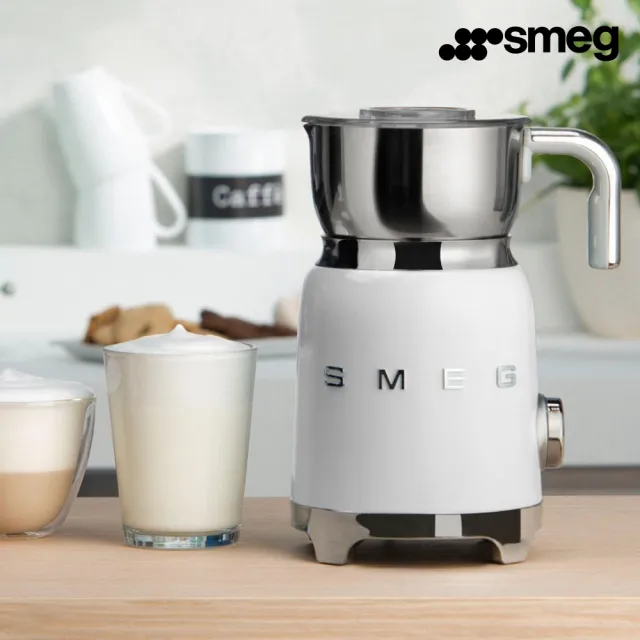 【SMEG】義大利電動奶泡機-珍珠白(MFF11WHUS)