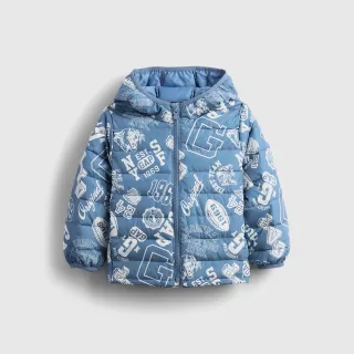 【GAP】男女幼童裝 Logo印花連帽/立領羽絨背心外套-多款任選(789830&819205&835968&835969&835990&835981)