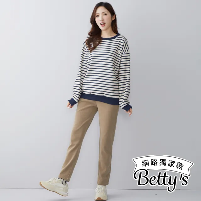 【betty’s 貝蒂思】網路獨賣★美式復古條紋T-shirt(共二色)