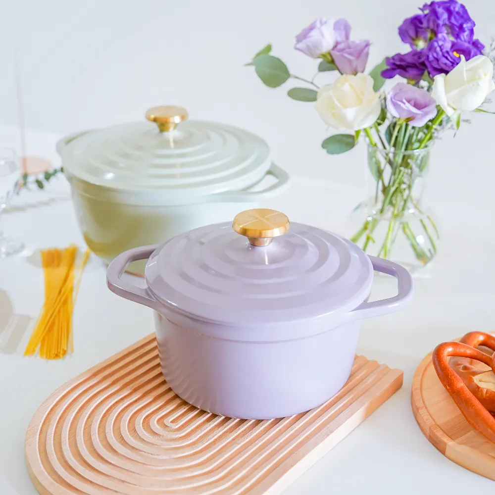 【Tefal 特福】Air系列陶瓷鑄造雙耳湯鍋24cm/4.7L/含鍋蓋(IH爐可用鍋/電磁爐適用)