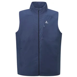 【ATUNAS 歐都納】男款石墨烯微暖抑菌抗臭輕量背心(A1VE2503M深海藍/恆溫保暖/抗靜電/防潑水/休閒)