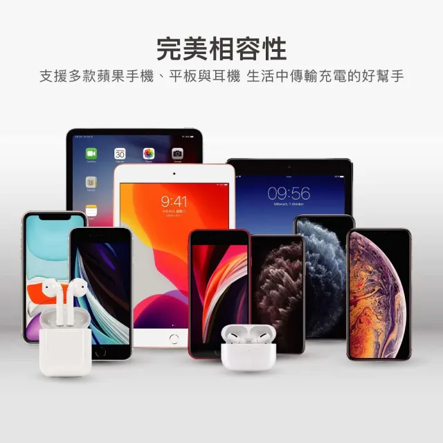 【Gigastone 立達國際】4入組 USB-A to Lightning 1M傳輸充電線(MFi認證支援iPhone 14/13/12/11/iPad充電)