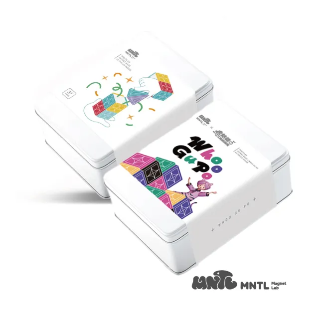 【MNTL】秘密基地 隨身帶著走 磁力片鐵盒組 42pcs