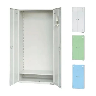 【大富】HDF新型多用途置物公文櫃 2片鋼製門板 W900xD450xH1802mm/個 HDF-SC-003