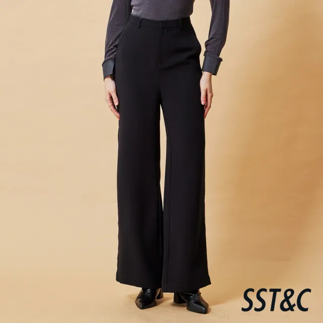 【SST&C】女裝 三件式套裝直筒褲-經典黑-825212163011(換季55折)