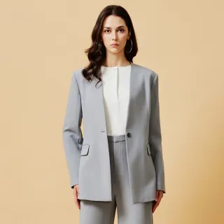 【SST&C】女裝 三件式套裝西裝外套－高級灰-825212073012(季末折扣)