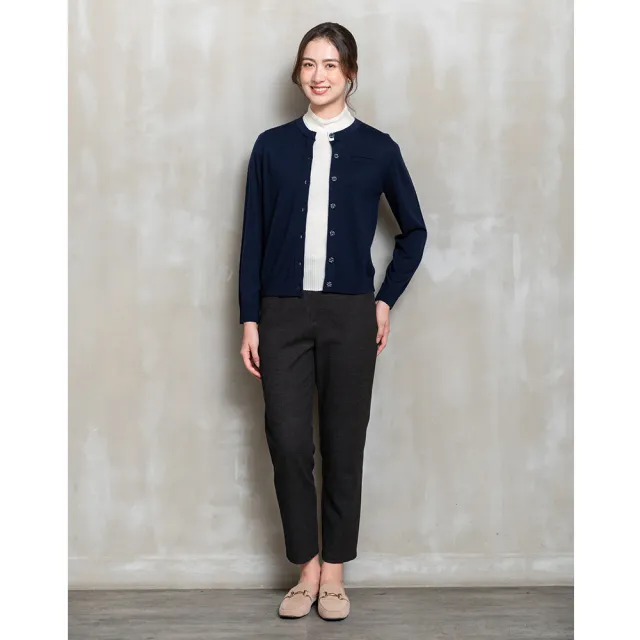 【perng yuh 芃諭名品】文藝秋日 絨感 九分錐形褲(2025 AW Collection|4C秋冬新品上市)