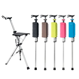 【Ta-Da 泰達】新握把升級自動手杖椅(原廠保固、免運費、握把全新升級)