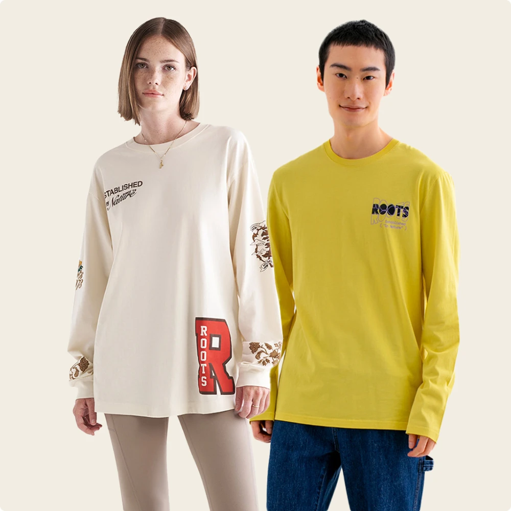 一日下殺900! Roots海狸LOGO圓領上衣 男女皆適穿!經典海狸圖案長袖與外套精選推薦