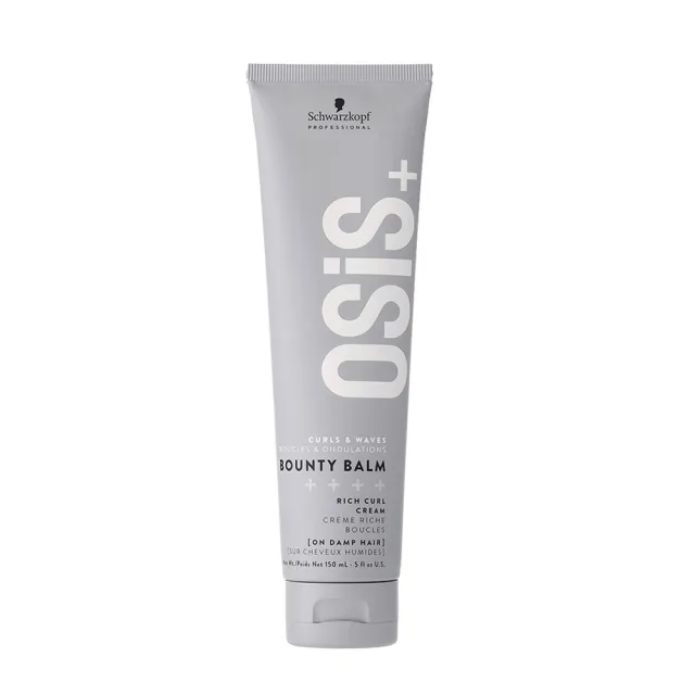 【Schwarzkopf 施華蔻】OSIS+ Bounty Balm 絲絨蜜捲霜 150ml(平輸版)