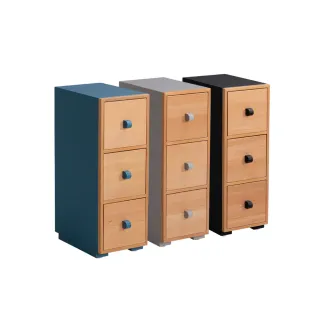 【有情門】STRAUSS Lab 采采置物櫃 窄3抽 高57cm(製作期2-3週/實木/MIT/收納櫃/層架/櫥櫃)