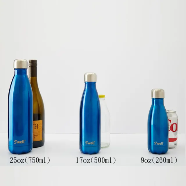 【S’well】Sweet mint-25oz-美國時尚不鏽鋼保冷.保溫瓶750ml(GLITTER COLLECTION)