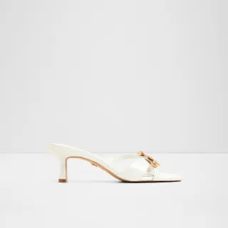 【ALDO】EPHEMERAL-優雅蝴蝶裝飾造型涼跟鞋-女鞋(白色)