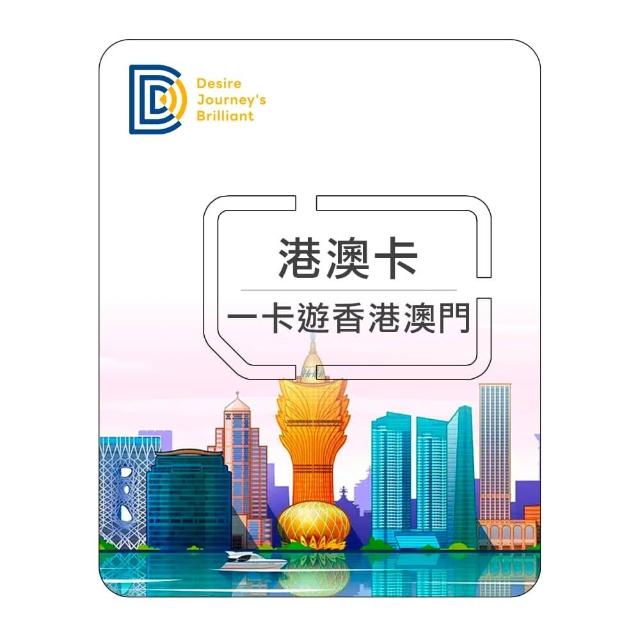 【DJB SIM】港澳卡-香港澳門網卡 3天 吃到飽不降速