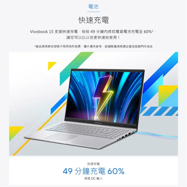 【ASUS 華碩】微軟M365一年組★  15.6吋十核心輕薄筆電(VivoBook X1504VA/十核心/16G/512G SSD/W11)