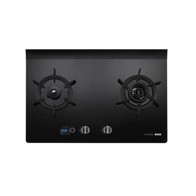 【SAKURA 櫻花】智能雙炫火二口玻璃檯面爐(G2928G NG1/LPG \)