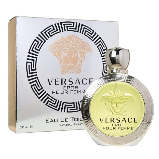【VERSACE 凡賽斯】Eros 艾諾斯愛神女性淡香水 EDT 100ml
