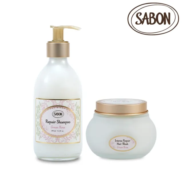 【SABON】官方直營 髮肌潔淨修護組(淨潤洗髮乳290ml+三效修護煥髮膜200ml)