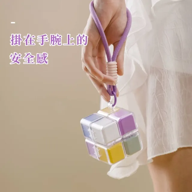 一周七天魔術方塊造型藥盒(8格 分裝盒 隨身藥盒 保健 旅行 7天 收納盒 藥品盒 密封盒 便攜)