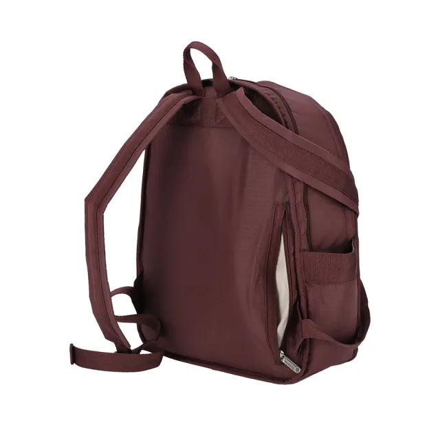 【Lesportsac】Route Backpack 健行後背包 學生書包 運動背包 送禮 禮物 推薦 女包(櫻桃紅)