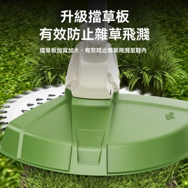 【銘利萊】電動割草機 小型家用鋰電打草機器 充電式鋤草坪 修剪園林除草器(充電割草機 輕松除草不彎腰)