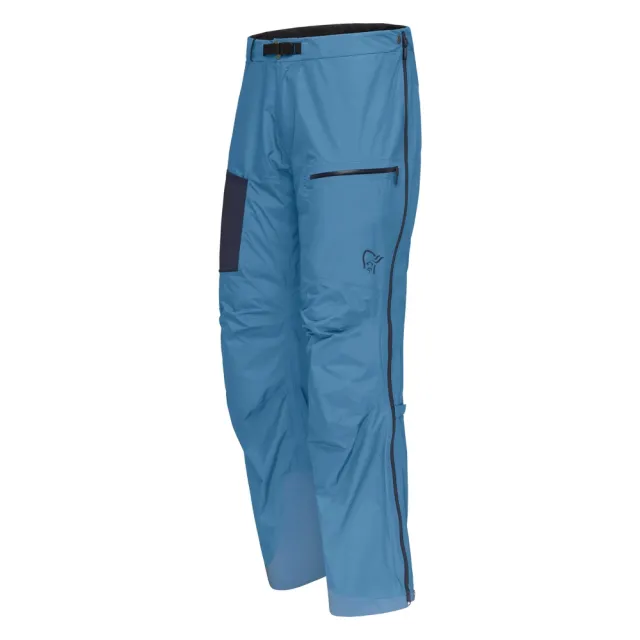 【NORRONA】lyngen Gore-Tex Paclite 防水長褲 男款 夏威夷藍