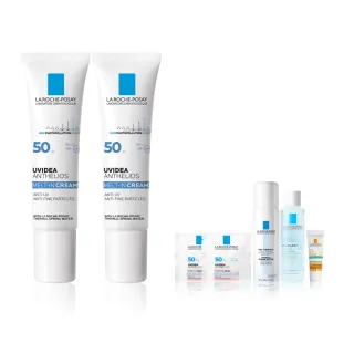 【理膚寶水】雙入組★全護清爽防曬液 UVA PRO 透明色 30ml*2 年度限定組L(防曬推薦)