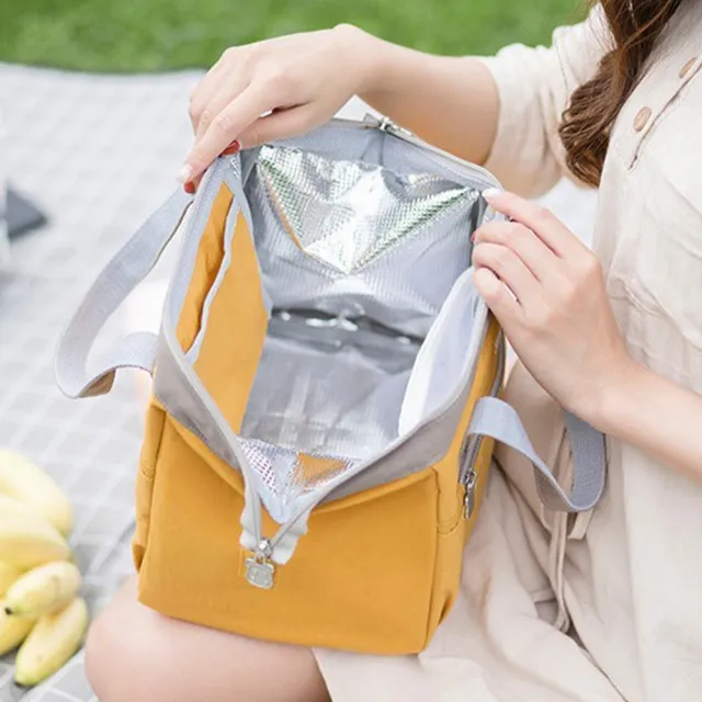 【LEESA】午餐袋\大容量便當包\便當袋\保溫袋\保冷袋\飯盒保溫袋