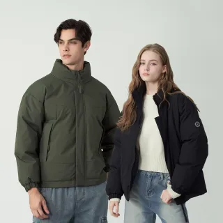 【pierre cardin 皮爾卡登】網路獨家 男女同款 韓版立領保暖鋪棉麵包外套(多色任選)