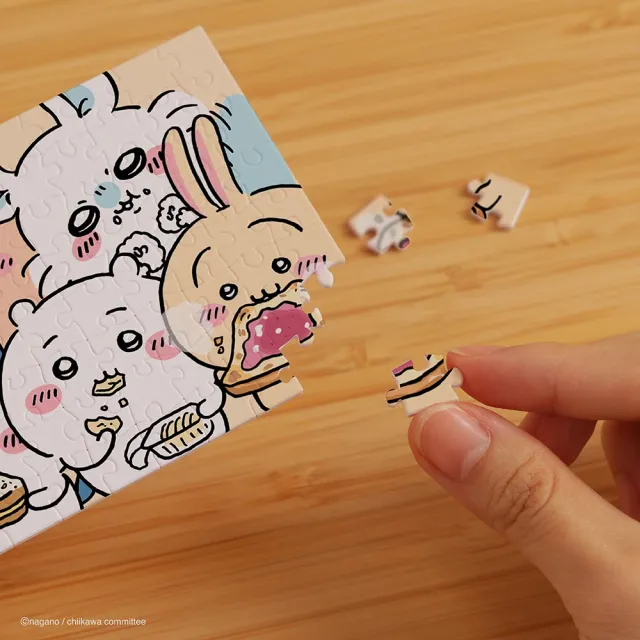 【Pintoo】迷你拼圖80片 - 吉伊卡哇 - 吃吃 - 吉伊卡哇 小八貓 烏薩奇 小桃(交換禮物/聖誕禮物/新年禮物)