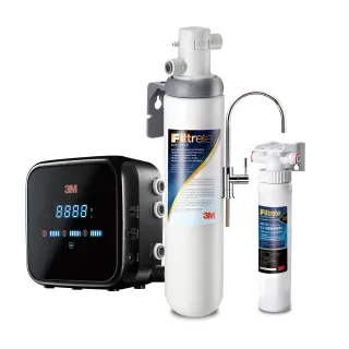 【加碼送樹脂軟水系統】3M G1000 UV殺菌智能飲水監控器-S004可生飲淨水器超值組(新型鵝頸龍頭+到府安裝)