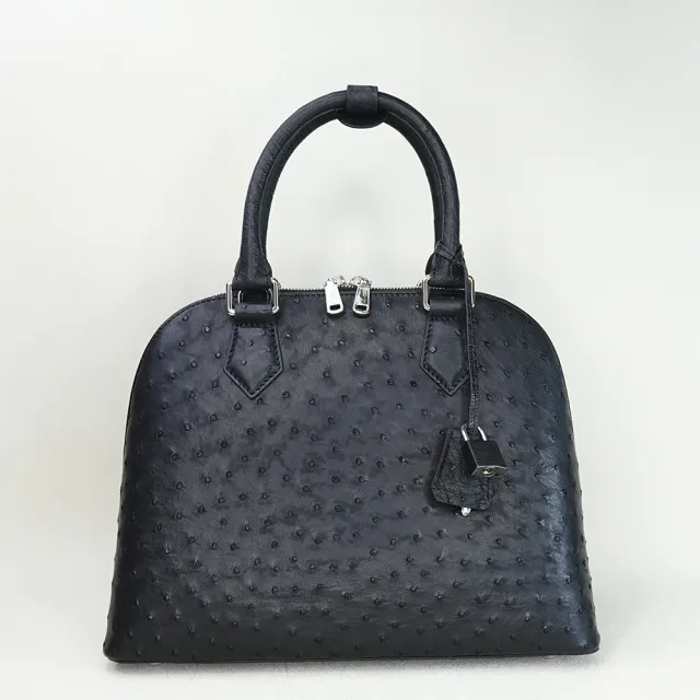 【M2nd】珍稀鴕鳥皮大貝殼手提斜背包(T9369A)