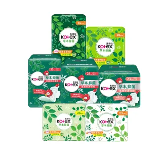 VIP★【Kotex靠得住買1送1】草本抑菌衛生棉23/26/28/35cm