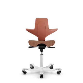 【FLOKK】HAG Capisco Puls 活力橙 人體工學椅 布面 騎馬椅 辦公椅 工作椅 職人椅