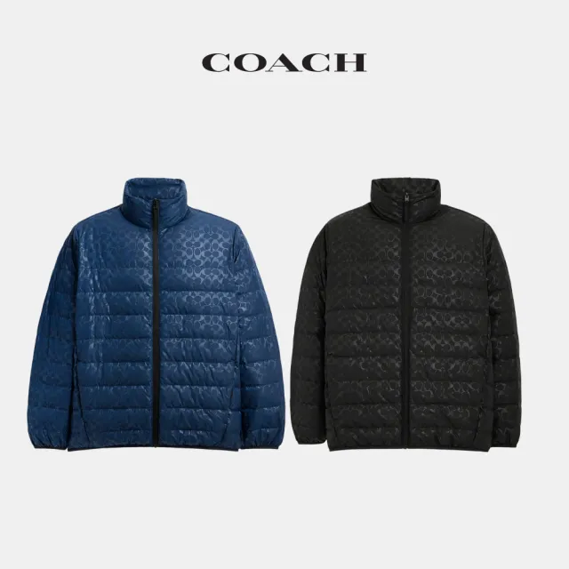 【COACH】蔻馳官方直營 輕便型羽絨外套 聚酯纖維輕便型襯衫式羽絨外套-多色任選(CT730)