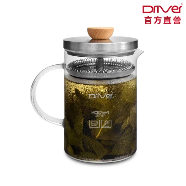 【Driver】冷熱兩用泡茶壺-600ml(茶具 茶器 熱茶壺 沏茶壺 冷水壺 冷泡茶 耐熱玻璃壺)